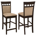 Juelia Clear Acrylic Counter Chair Chrome (Set of 2)