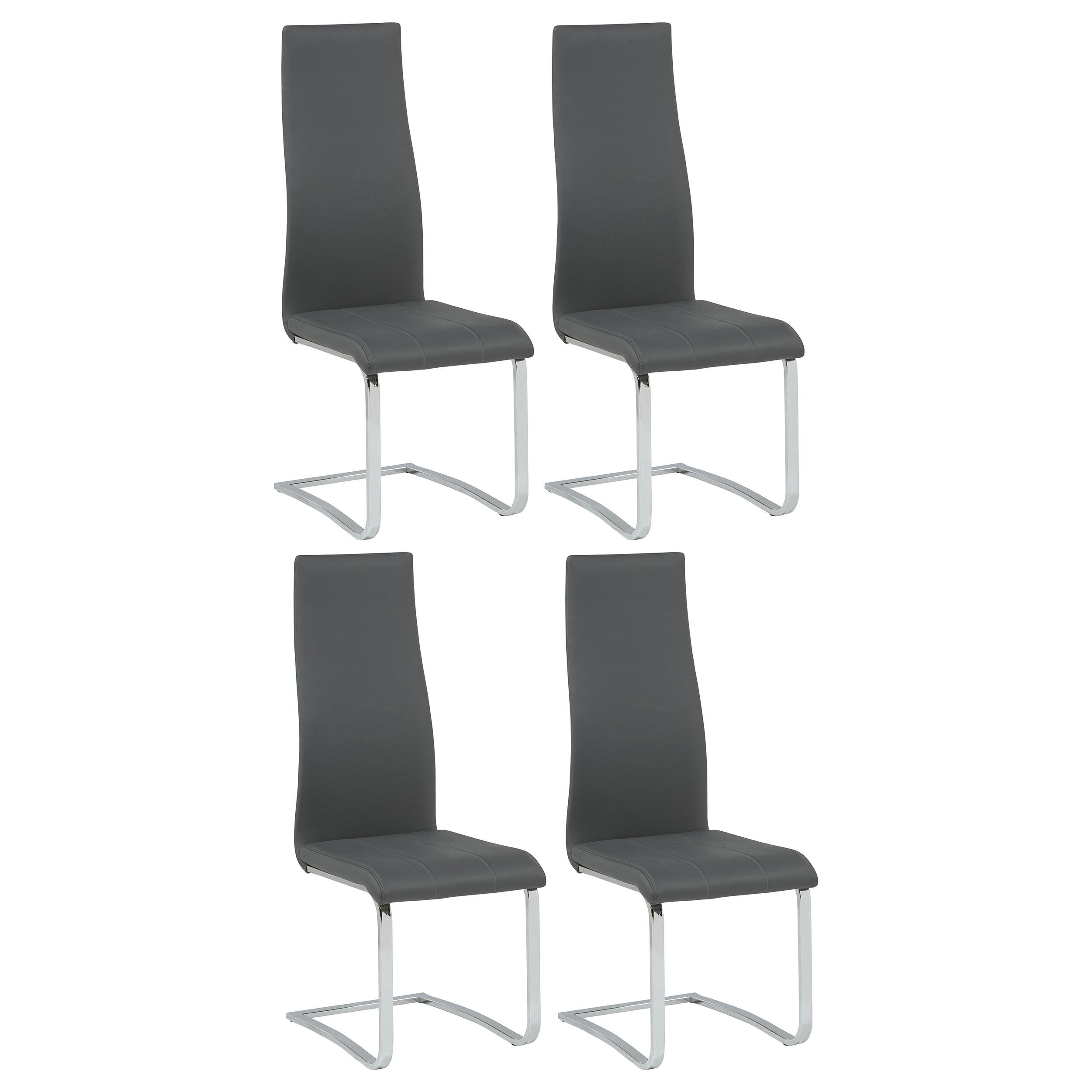 Montclair Upholstered Dining Side Chair White (Set of 4)