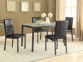 Garza Upholstered Dining Side Chair Black (Set of 2)