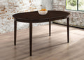 Gabriel 5-piece Extension Leaf Dining Table Set Cappuccino