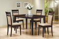 Gabriel Lattice Back Dining Side Chair Cappuccino (Set of 2)