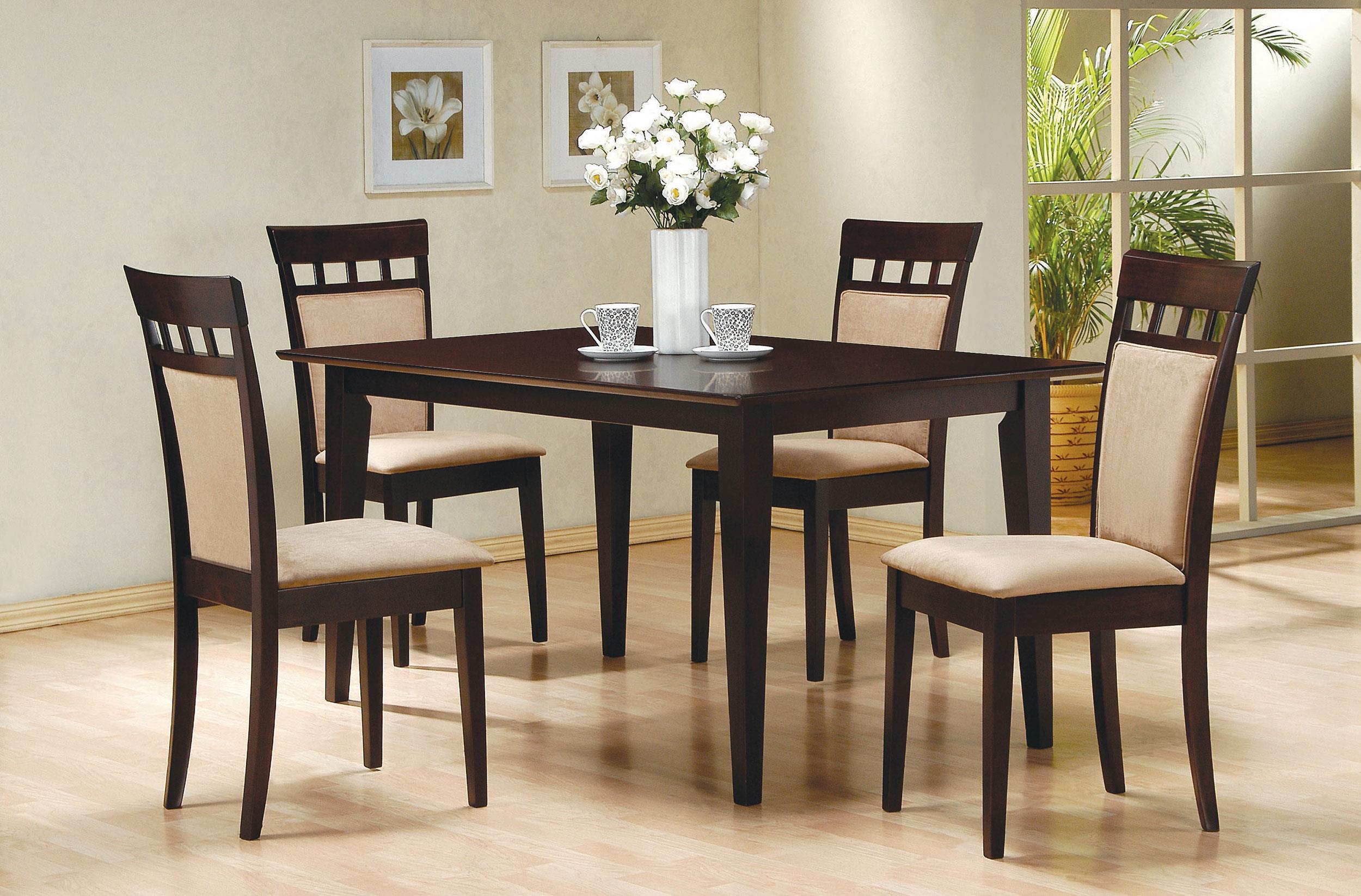 Gabriel Lattice Back Dining Side Chair Cappuccino (Set of 2)