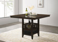 Jaden 5-piece Square Counter Height Dining Set Espresso