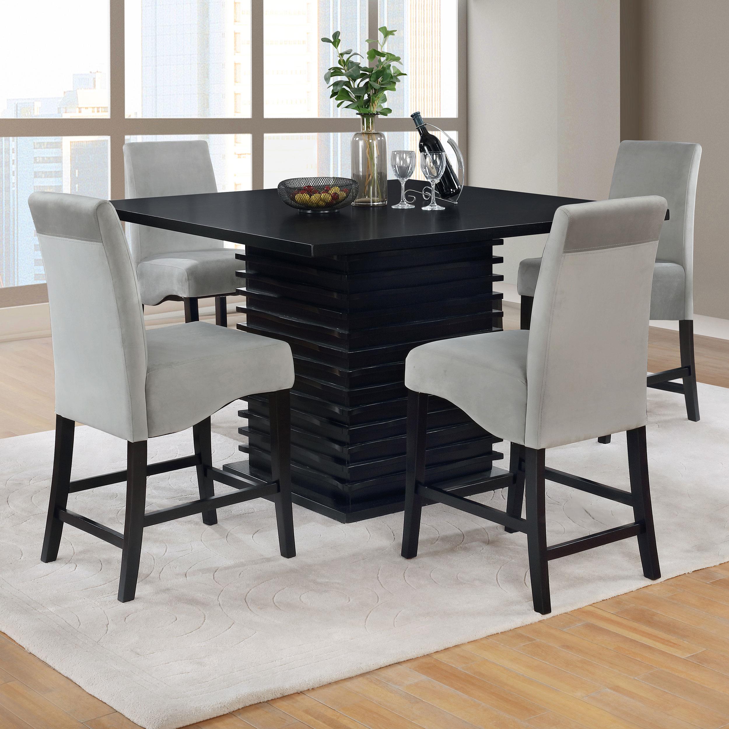 Stanton 7-piece Square Counter Height Dining Table Set Grey
