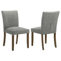 Paxton Upholstered Dining Side Chair Grey (Set of 2)