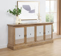 Brockway 4-door Dining Sideboard Buffet Cabinet Barley Brown