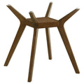 Paxton Square Wood Counter Height Dining Table Base Brown