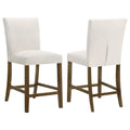 Paxton Upholstered Counter Height Dining Chair Beige (Set of 2)