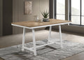 Hollis Rectangular 71-inch Counter Height Dining Table Brown