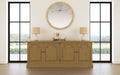 Florence 4-door Dining Sideboard Buffet Cabinet Rustic Honey