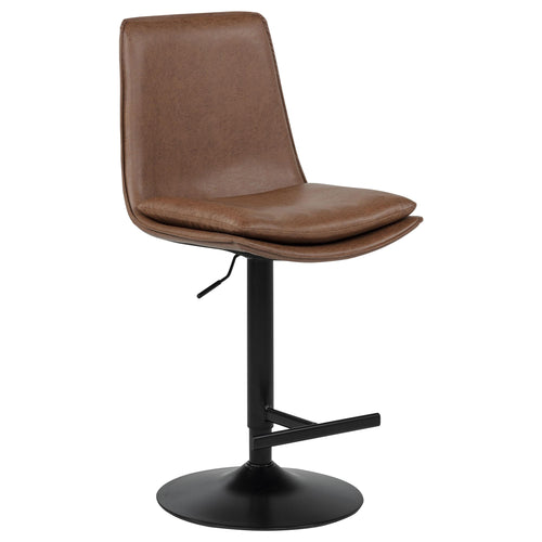 2027 Adjustable Bar Chair Coffee / Black